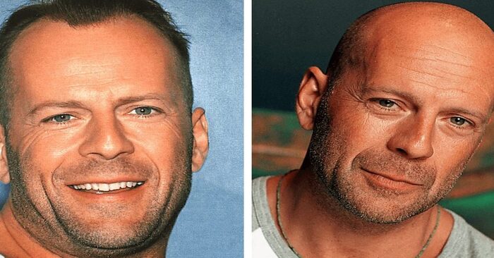 As the years go by, our favorite famous actors get older too: this is Bruce Willis looks at 67