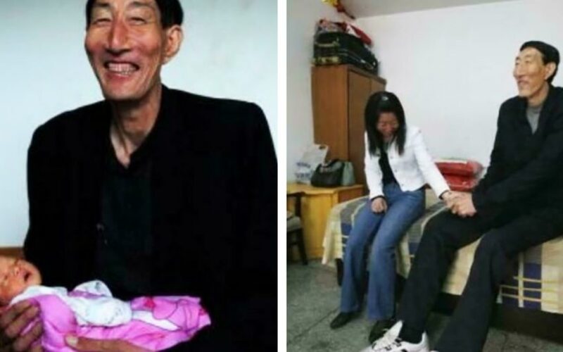  The tallest man in the world became a daddy. It’s interesting how his son looks like