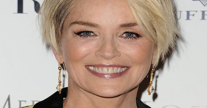  Make-up makes women beautiful, but natural beauty is more attractive: 63-year-old Sharon Stone without makeup