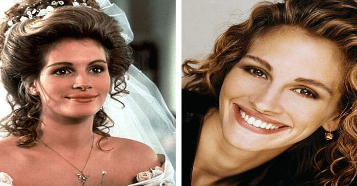  We all know the beauty of Julia Roberts: in real life she looks more attractive than many young stars