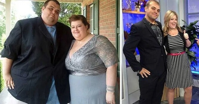  This wonderful and purposeful couple got married and together they decided to lose weight, they succeeded