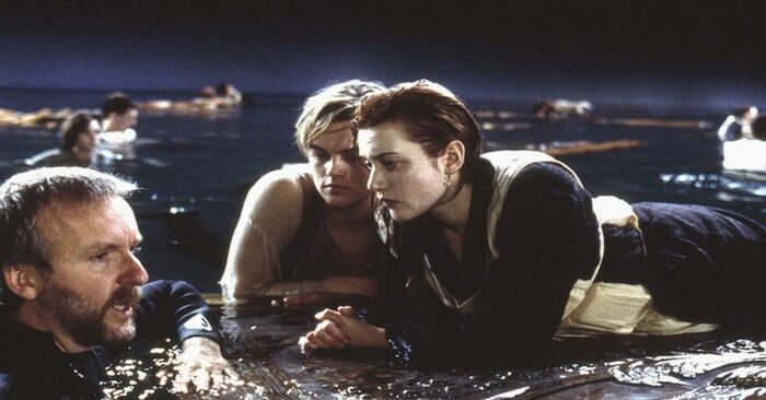  Here are some photos from the filming of the most popular film, from the famous “Titanic”