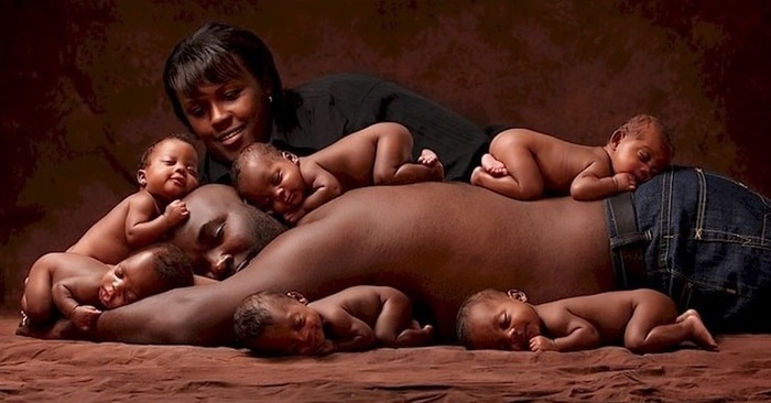  What a blessing to have six children at once: this is how these sextuplets look at 11 years old