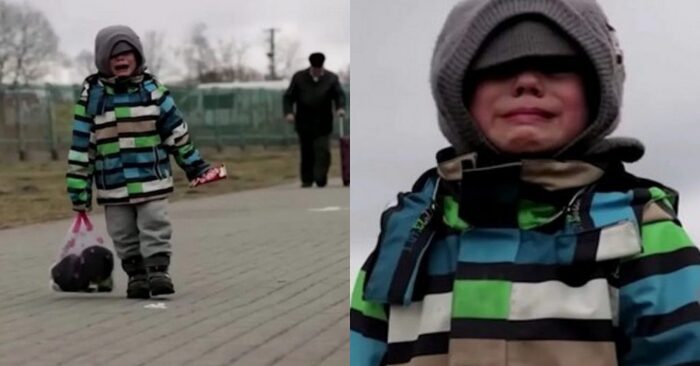  Touching story: what happened to a little 5-year-old boy, who came alone to the Polish border from Kyiv