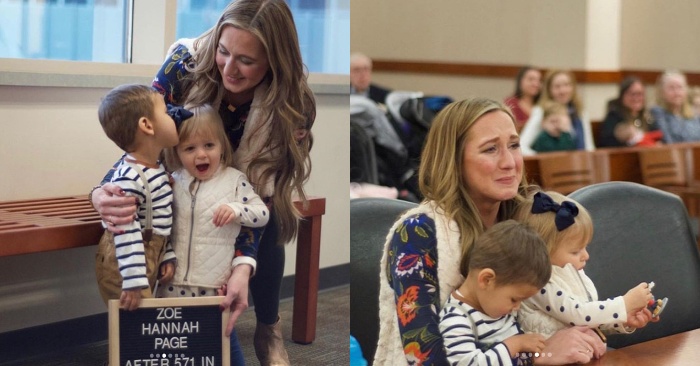  This woman decided to adopt two children with a difference of 1 year, it turned out that they are sister and brother