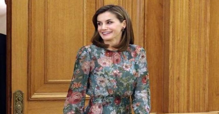  The dazzling appearance of Queen of Spain, Leticia: she impressed everyone with her $100 dress
