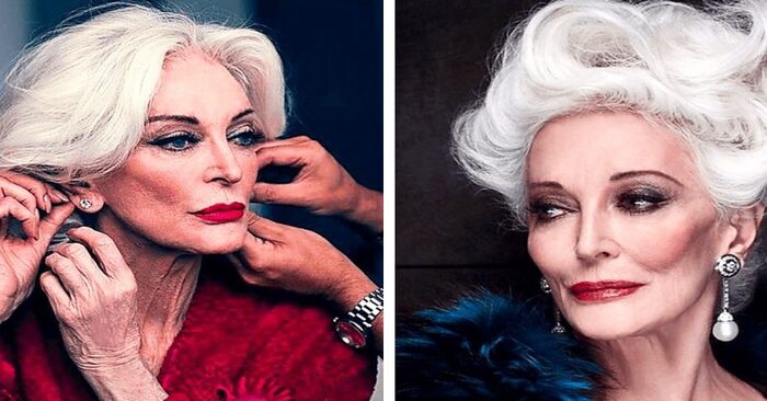  88-year-old model Carmen Dell’Orefice shared her archival photos and showed what she looked like in her youth