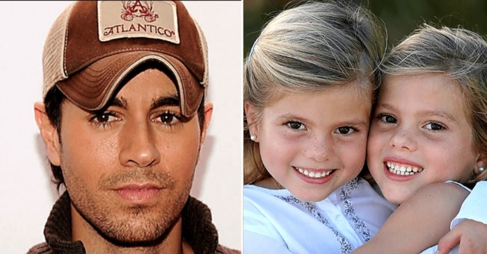  Enrique Iglesias has charming twin sisters who are already 18 years old: they shared touching photos