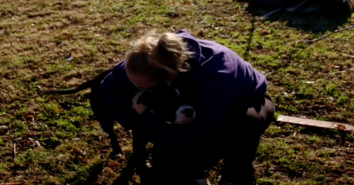  Touching reunion: fortunately this woman found her lost dog after cruel tornado