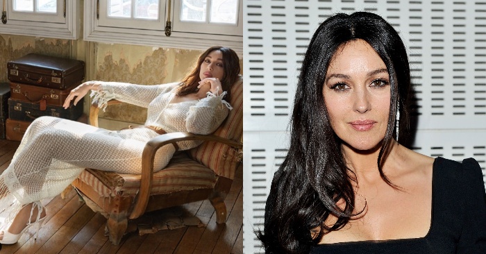  Completely blonde with curls: Bellucci was surprised by the transformation with hair color