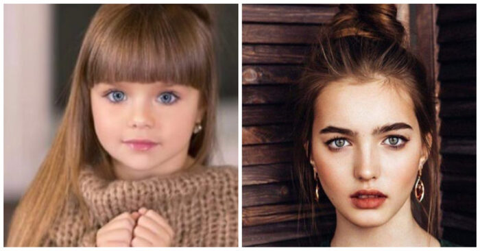  Charming girl: she was considered one of the most beautiful child models in the whole world