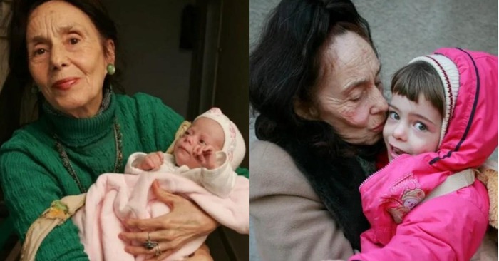  Beautiful story: a 66-year-old woman became a mother and this is how her daughter and she live
