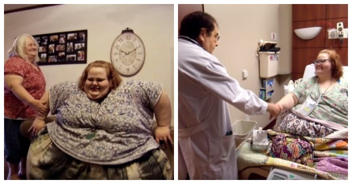 This is great: this is what a woman weighing 650 kg looked like then and what changed later