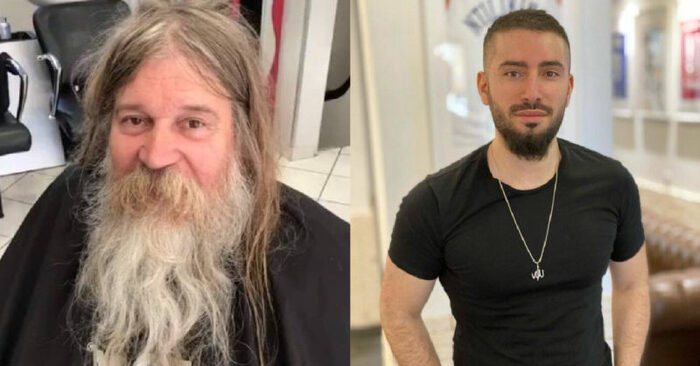  Good deed: this hairdresser cut a homeless man’s hair for free, and now he is like a different person