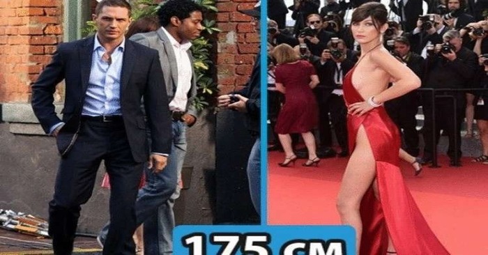  “It can’t be so”. This is how tall celebrities in real life