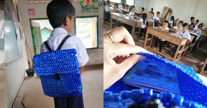  Inspiring Acts of Parental Devotion: A Handcrafted Backpack for a Brighter Future