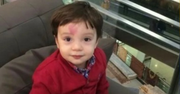  «The baby with a unique spot has grown up!»: The boy born with a big birthmark looks adorable