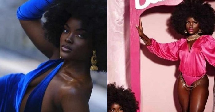  «This black Barbie drives men crazy!»: The model showed her dream body and won millions of men’s hearts