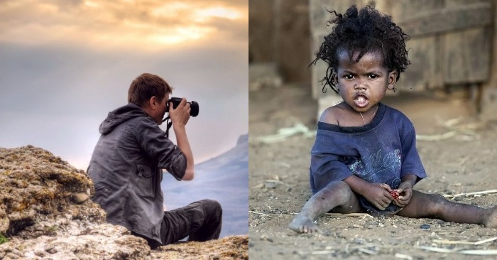  «Perfect material for a model!»: This is what a beautiful girl adopted by a photographer has become