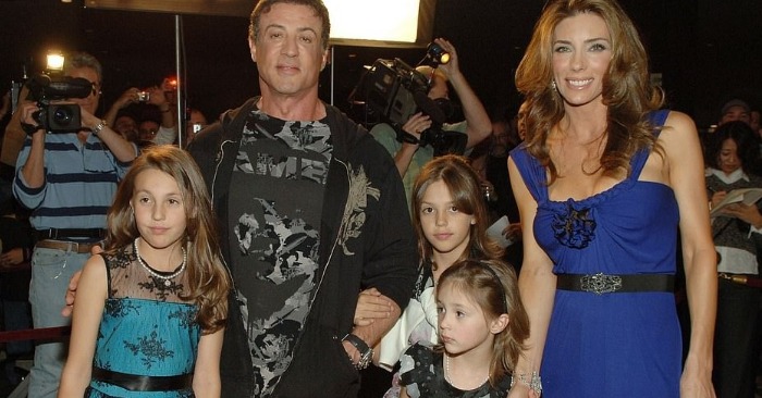  «Rambo’s daughters have grown up!» This is what 3 angels of the famous Sylvester Stallone look like now