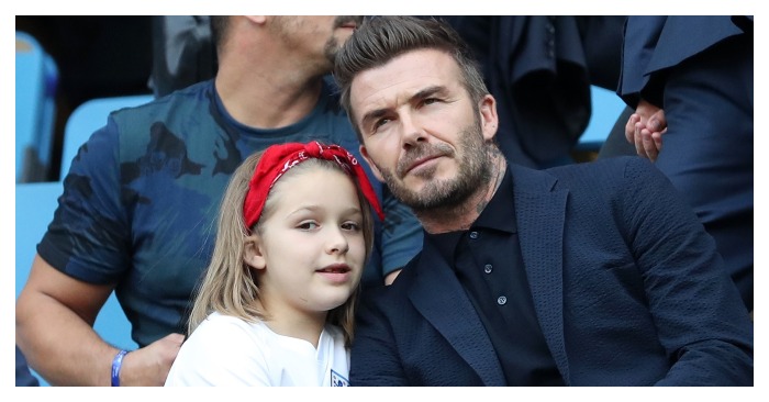  Mother’s genes said «Goodbye!» David Beckham showed his daughter and the whole world went speechless