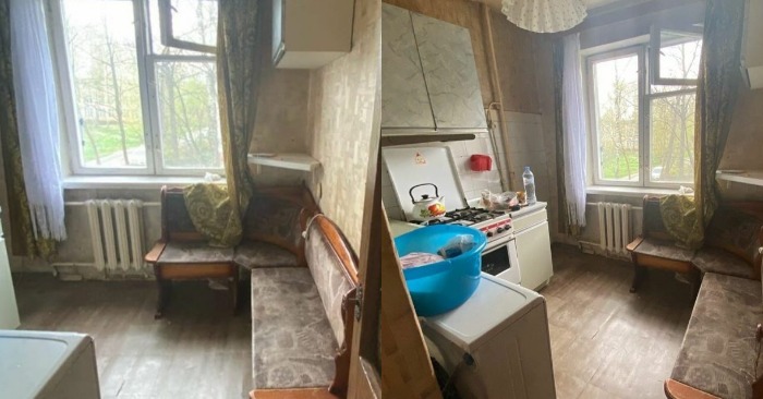  «Super result!» Old kitchen with an area of only 5 sq. m. has become every woman’s dream space