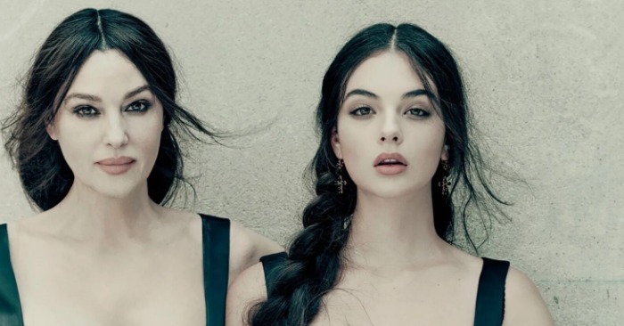  «The mini version of Bellucci» The Italian actress and her daughter steal the show with their striking likeability