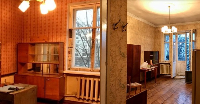  The couple gave their apartment with a «grandmother’s» renovation a large-scale remodeling and became Internet stars