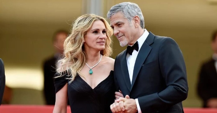  «About dating and their on-screen kiss!» Roberts and Clooney share the secret to their lifelong friendship