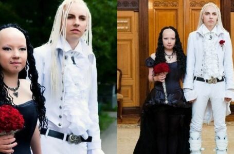 «The gothic couple then and now!» This is what happened to the non-standard newlyweds years later