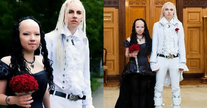  «The gothic couple then and now!» This is what happened to the non-standard newlyweds years later