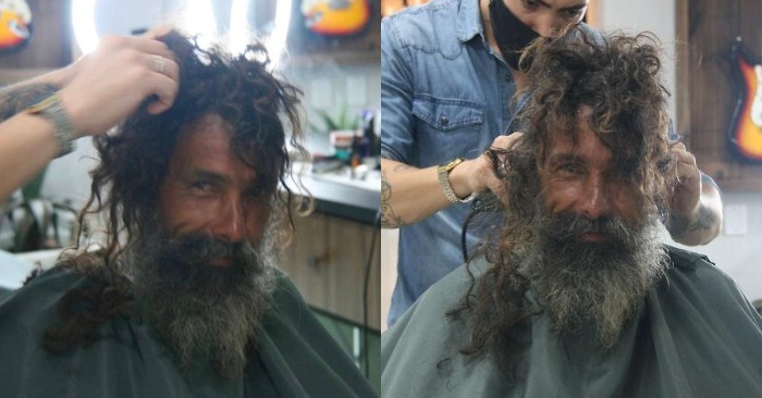  «A beggar then, a macho now!» The incredible transformation of this homeless man is making headlines